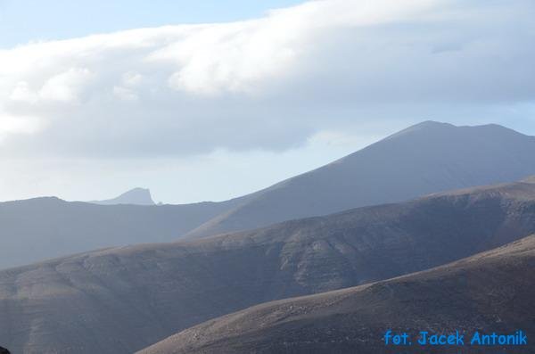 widok na Pico de la Zarza